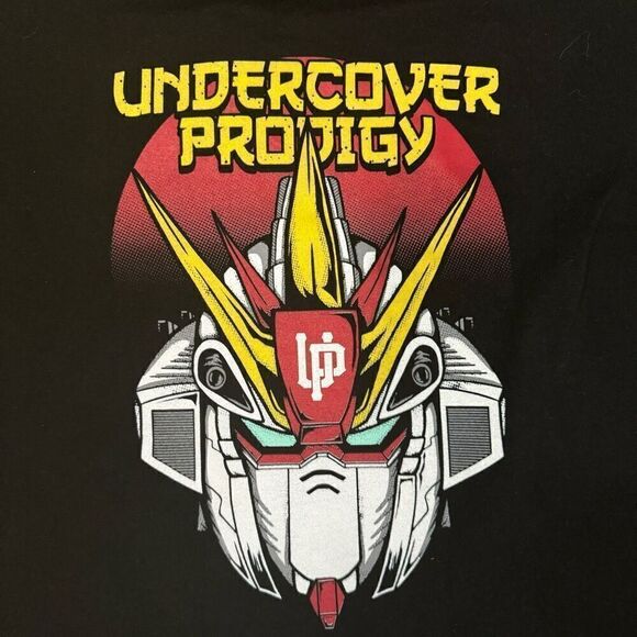 Undercover Prodigy Men's XL Robot Machine Head Graphic Hoodie Sweatshirt Black - Picture 4 of 4